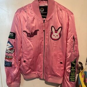 Pink Overwatch D.Va Bomber Jacket